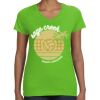Women's V-Neck Fine Jersey Tee Thumbnail